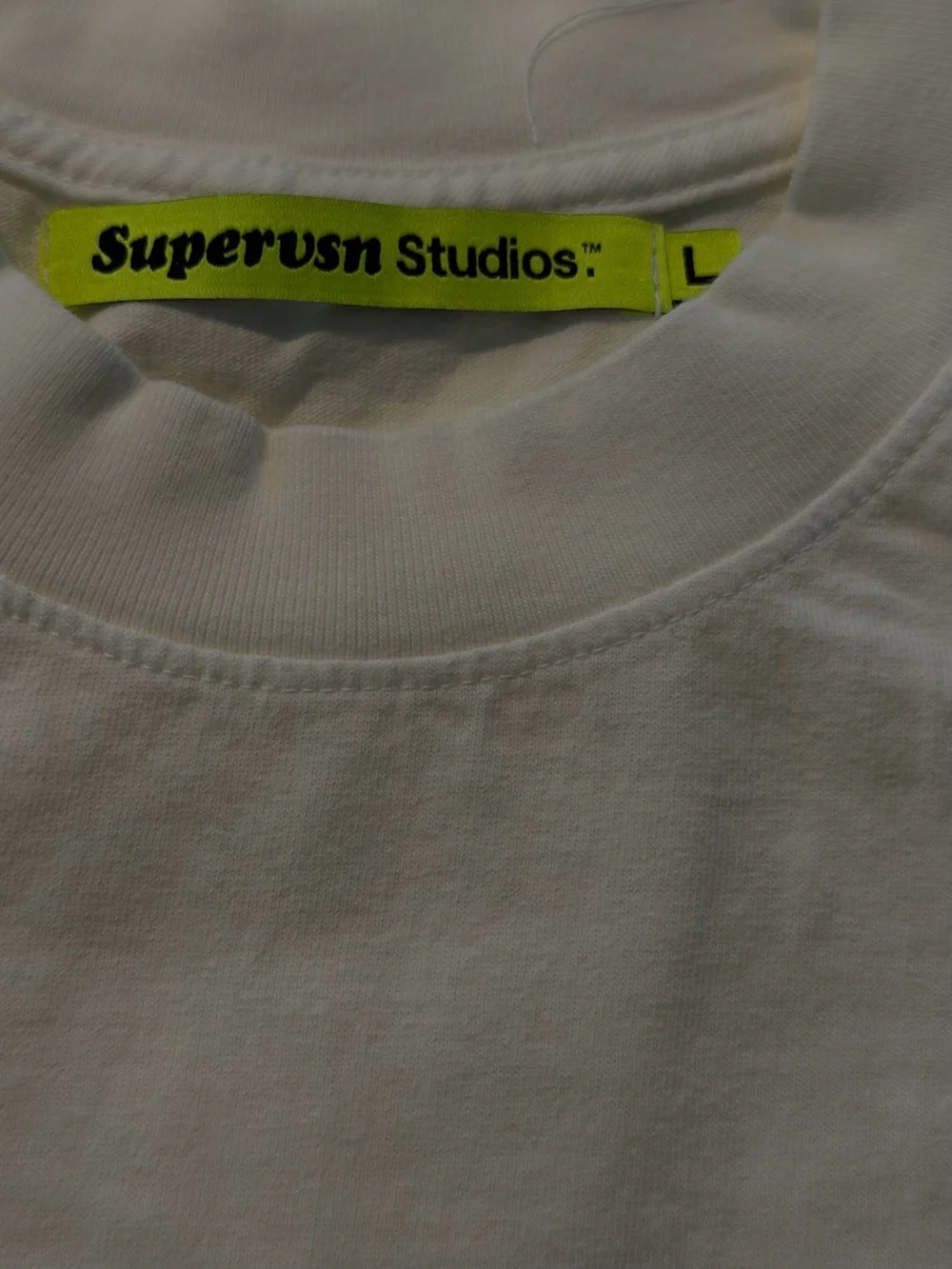 Suprvsn - Graphic Sneaker Tee with Orange-Red Burst